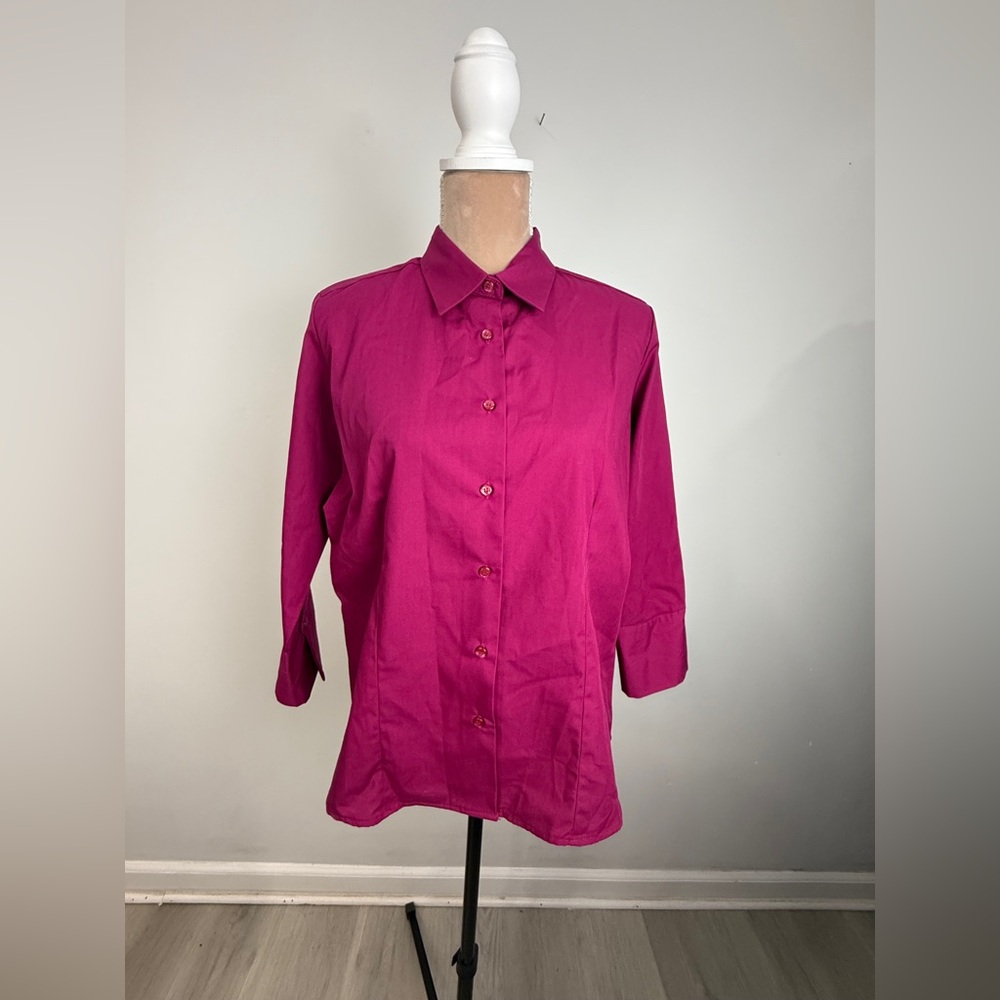 Blue Generation Women's Pink‎ Button-Up Shirt
